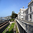 Corso Vittorio Emanuele e delle mura greche a Reggio Calabria in Calabria - Italia