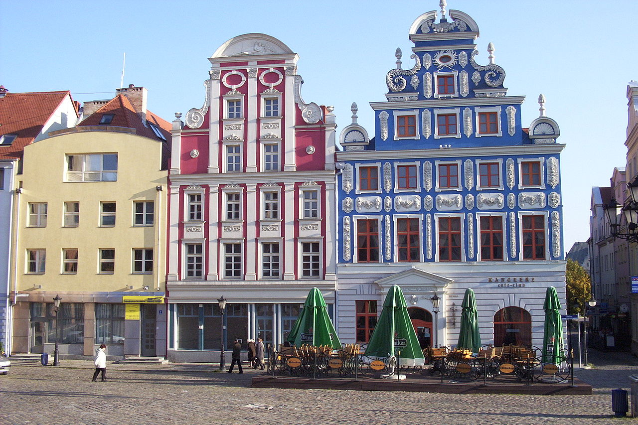 Stettino, in polacco Szczecin, Case della Citta vecchia, in Polonia