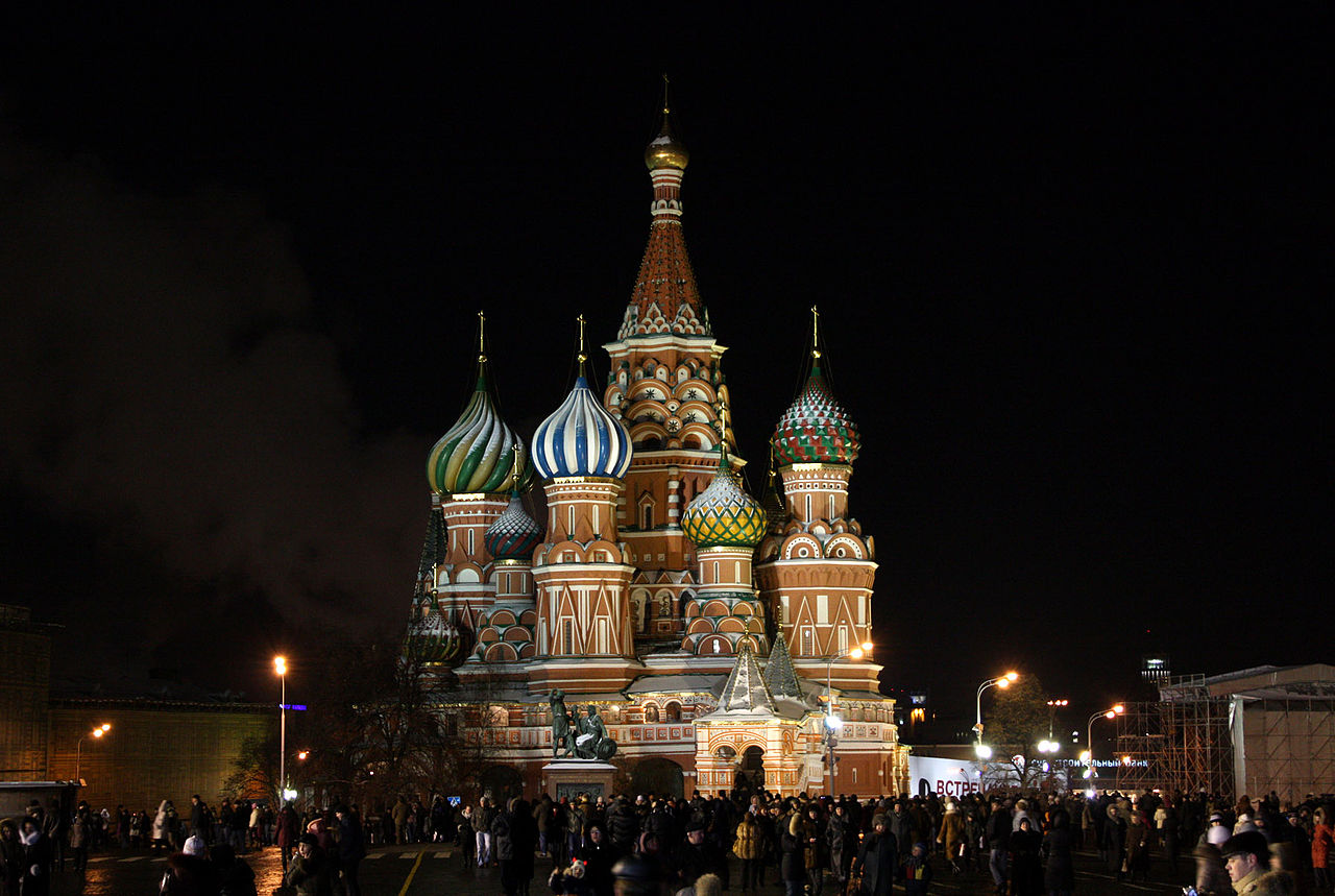 Cattedrale di San Basilio nella Piazza Rossa a Mosca - Russia